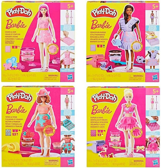 Δημιουργικό Παιχνίδι Πλαστελίνη Play-doh Barbie Ruffles & Bows
