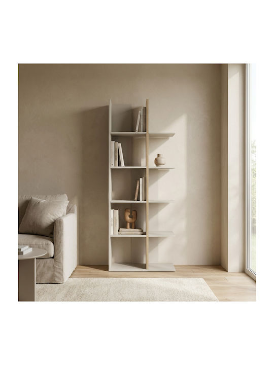 Bücherregal Boden Gray 68x40x182cm