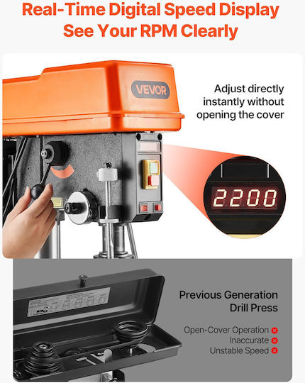 Vevor Κολωνάτο Δράπανο TSZC550W33ABLIVJ5001V2 με Ισχύ 550 Watt