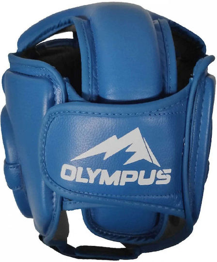 Olympus Sport Olympus Sport Boxing Helmet Adult Open Face Leather Blue