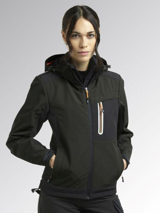 Utility Diadora Arbeitsjacke Arbeitsschutz Grau Softshell Carbon Tech Asphalt 175946