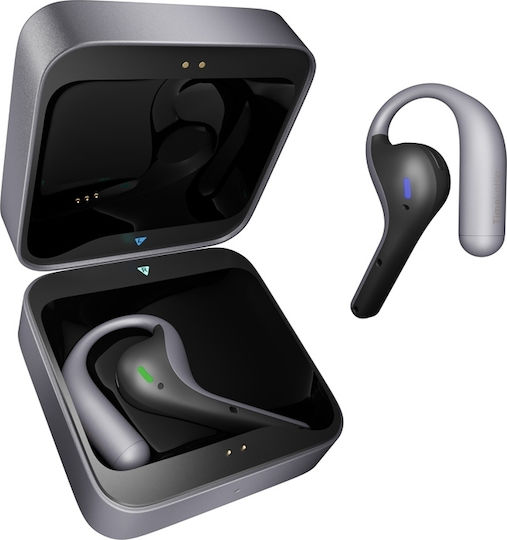 Timekettle W4 Pro In-ear Bluetooth Handsfree Ακουστικά με Θήκη Φόρτισης Μαύρα