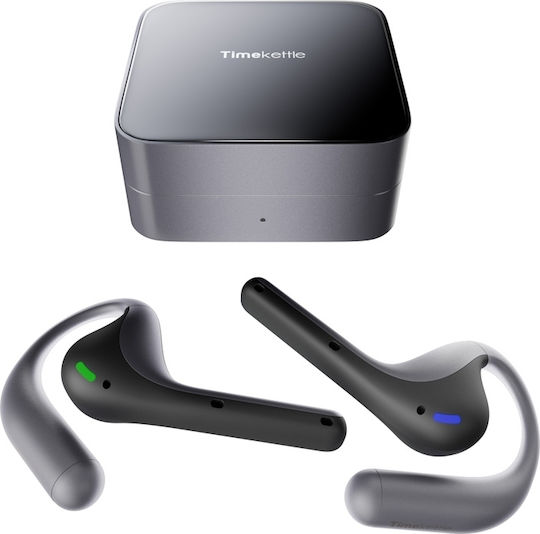 Timekettle W4 Pro In-ear Bluetooth Handsfree Ακουστικά με Θήκη Φόρτισης Μαύρα