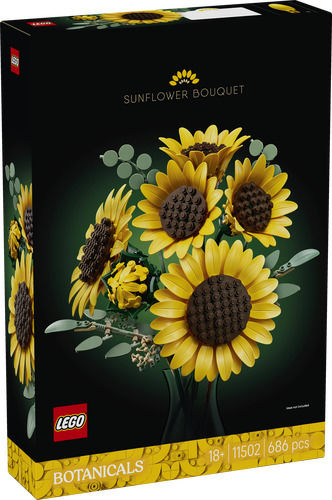 LEGO Botanical Collection Слънчогледов Букет за 18+ Години 686 Бройки