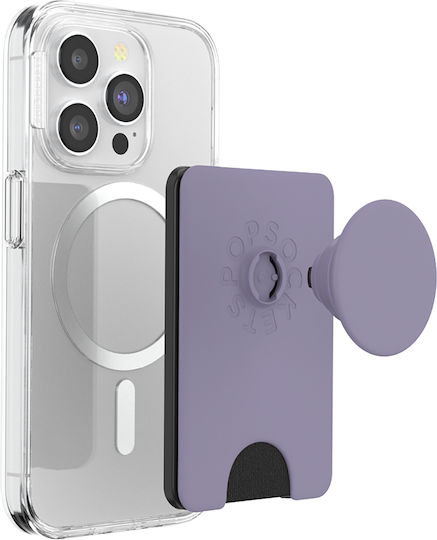 Popsockets Popwallet Magsafe Smartphone Holder Built-in Card Holder Purple