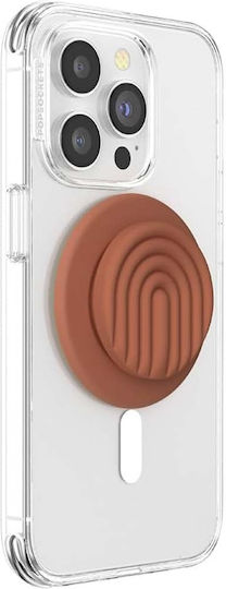 Popsockets Popout Magsafe Smartphone Holder Curves Collection Brown Beige
