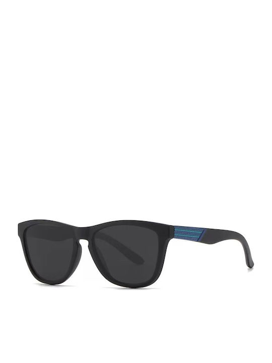 King Unisex Γυαλιά Ηλίου με Πολύχρωμο Σκελετό και Καφέ Polarized Φακό SUNKI345-SN035
