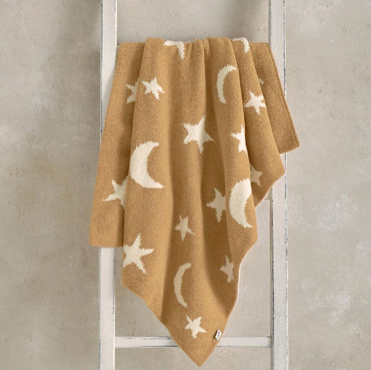 Mamas & Papas Baby Blanket Star Yellow 70x90cm