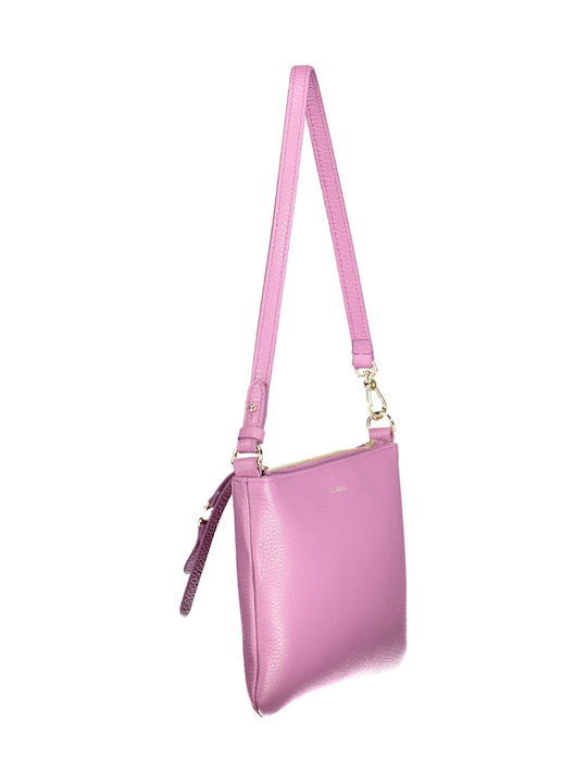 Leder Damen Handtasche Lila