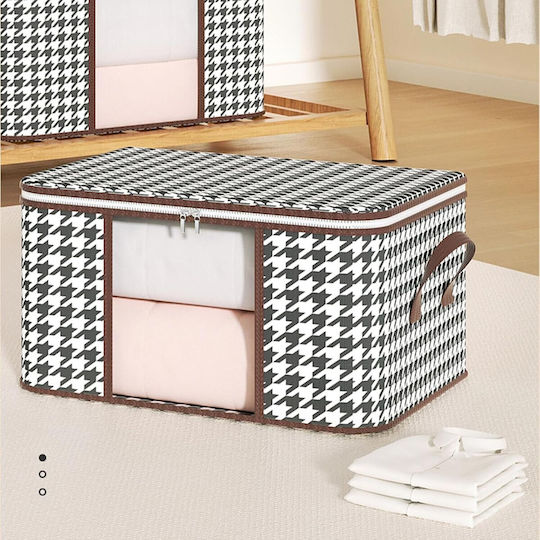 Alista Home Casetă Textilă Depozitare Haine Albă 60x40x30cm