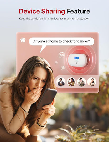 X-Sense XC0C-iR Autonomous Carbon Monoxide Detector CO Wi-Fi