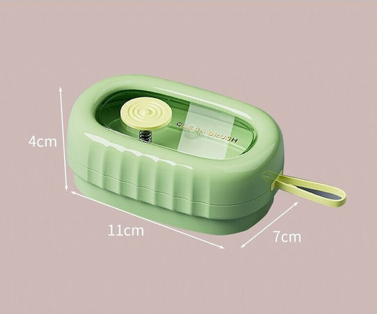 Perie de Spălat Haine Alista Home cu Dozator de Detergent 4 Perii de Curățare din ABS + PS Verde