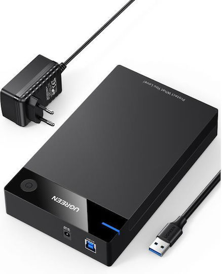 Ugreen Case for Hard Drive 3.5" SATA III with Connection USB 3.0