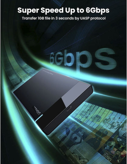 Ugreen Θήκη για Σκληρό Δίσκο 2.5" SATA III με σύνδεση USB 3.1 Type-C