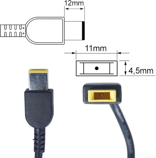Laptop-Ladegerät 135W 20V 6.75A für Lenovo mit abnehmbarem Netzkabel Bulk
