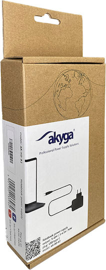 Akyga USB-C Universal Laptop Charger 90W 20V 4.5A with Power Adapter