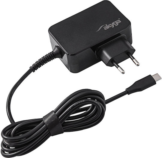 Akyga USB-C Universal Φορτιστής Laptop 65W 20V 3.25A με Αντάπτορα Τροφοδοσίας