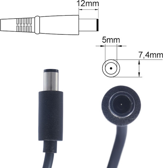 Laptop Charger 90W 15V 6A for Microsoft without Power Cable