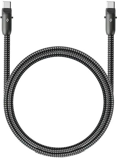 TTEC USB 2.0 Кабел USB-C Мъжки - USB-C 60W Захранване PD Черен 1.2m 2DK62S