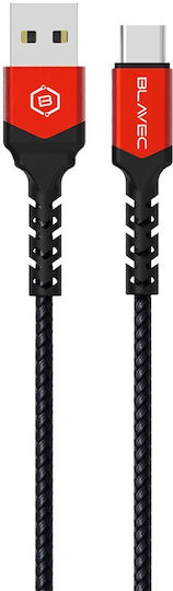 Blavec Raptor Geflochtenes USB Typ-C Kabel USB 2.0 männlich - USB-A Schwarzes 2m tt97311