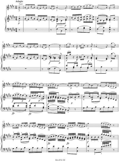Barenreiter Παρτιτούρα για Βιολί
