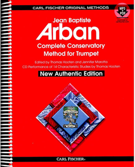Carl Fischer Fischer Arban - Complete Conservatory Method For Trumpet Μέθοδος Εκμάθησης για Πνευστά + CD