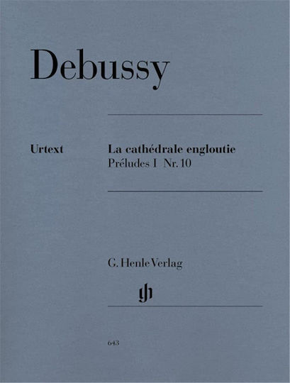 G. Henle Verlag Debussy - La Cathedrale Engloutie Preludes 1 No.10 pentru Pian