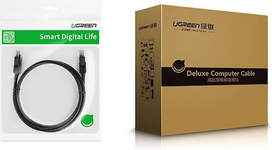 Ugreen U/UTP Cat.6 (Gigabit) Cablu de Rețea Ethernet 1m Negru