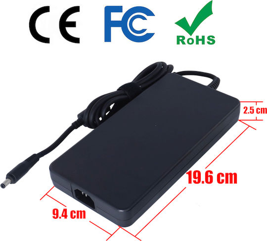 Φορτιστής Laptop 280W 19.5V 14.36A για Acer με Αποσπώμενο Καλώδιο Τροφοδοσίας