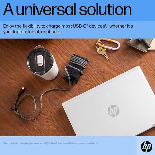HP USB-C Laptop Charger 65W 5V for HP Without Power Cord