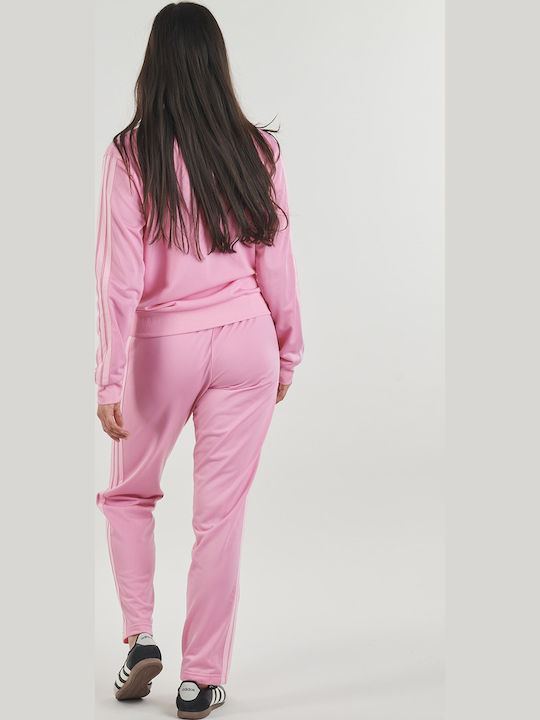 Essentials 3-Stripes Damen Jogginghosen Rosa