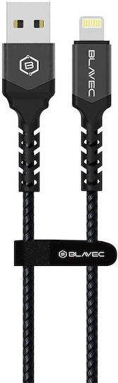 Blavec Braided USB-A to Lightning Cable Black 2m