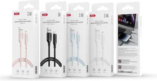 XO USB-C zu Lightning Kabel Rosa 1m