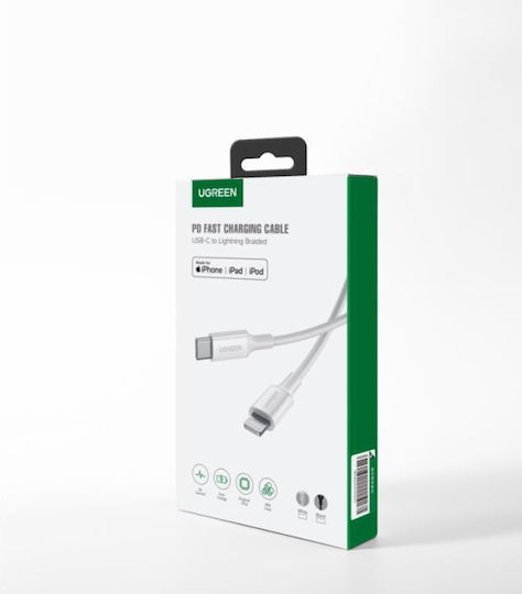Ugreen US171 USB-C to Lightning Cable 18W Μαύρο 1m (60751)