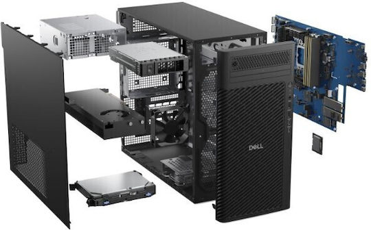 Dell Pro Max Tower T2 FCT2250 Desktop Computer (Ultra 7-265/16GB DDR5/512GB SSD/W11 Pro) with Keyboard (English US)