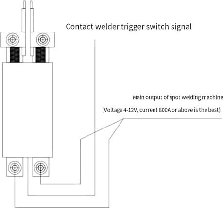 Spot Welding Pen Автоматична Спусък За Точкова Заварка Въглеродна Четка 1 Брой