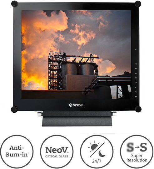 AG Neovo SX5G0011E0100 Monitor 15" 1024x768 με Χρόνο Απόκρισης 12ms GTG