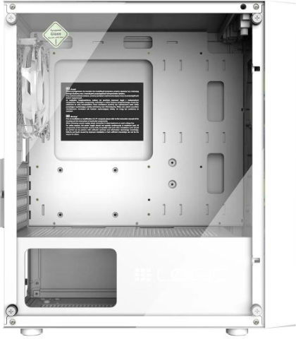 Logic Aramis ARGB Gaming Mini Tower Κουτί Υπολογιστή με Πλαϊνό Παράθυρο Λευκό