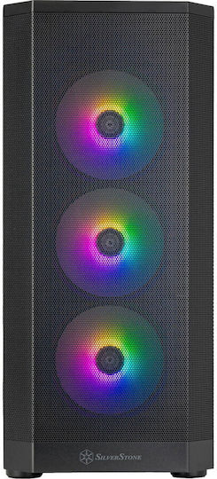 Silverstone Fara 514X Gaming Midi Tower Κουτί Υπολογιστή με Πλαϊνό Παράθυρο Μαύρο