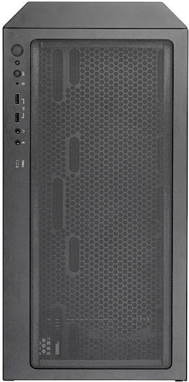 Silverstone Fara 514X Gaming Midi Tower Κουτί Υπολογιστή με Πλαϊνό Παράθυρο Μαύρο