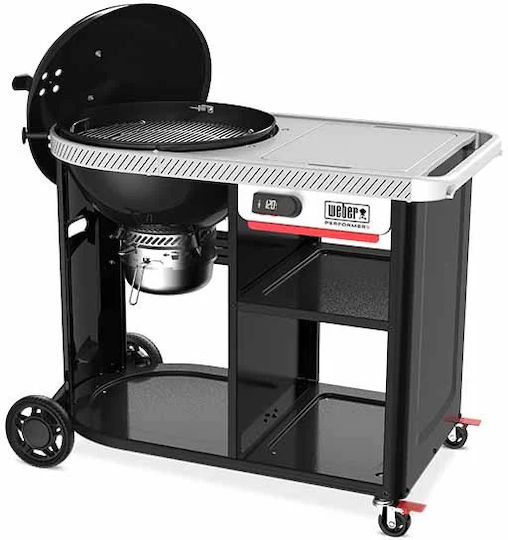 Weber Performer Deluxe Ψησταριά Κάρβουνου Kettle με Καπάκι 57x57εκ.