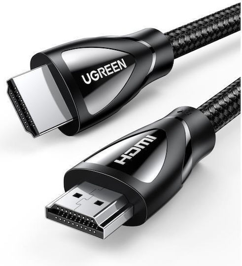 Ugreen HD140 HDMI 2.1 Ultra High Speed 48Gbps 4K 120Hz HDR VRR Braided Cable HDMI Male - HDMI Male 2m Black