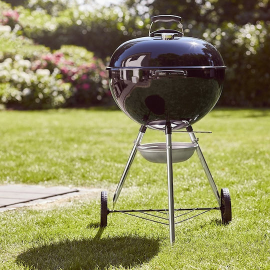 Weber Rostfreier Stahl Holzkohlegrill Kessel Mit einem Deckel und Thermometer 57x57cm