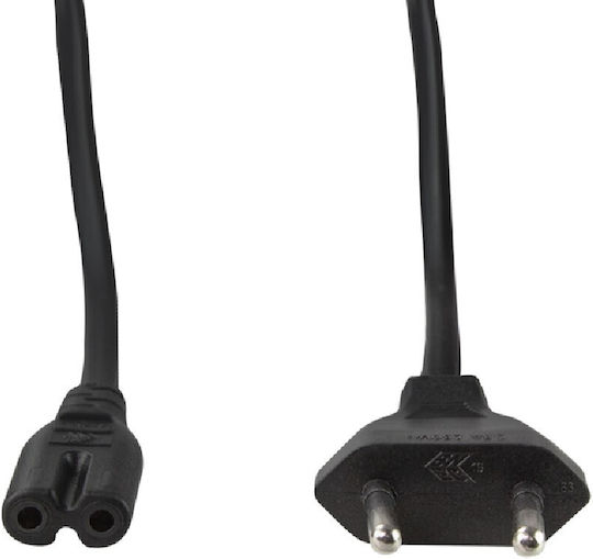 LogiLink Euro - IEC C7 Cable 1.8m Μαύρο CP092
