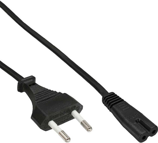 LogiLink Euro - IEC C7 Cable 1.8m Μαύρο CP092