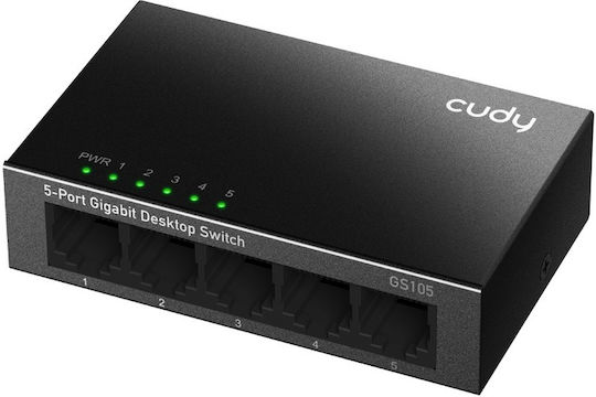 Cudy GS105 Unmanaged L2 Switch with 5 Gigabit (1Gbps) Ethernet Ports