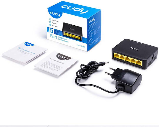 Cudy FS105D Unmanaged L2 Switch με 5 Θύρες Ethernet