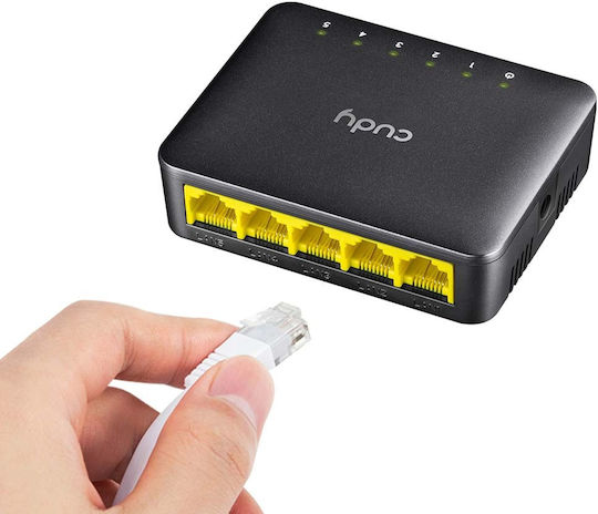 Cudy FS105D Unmanaged L2 Switch με 5 Θύρες Ethernet