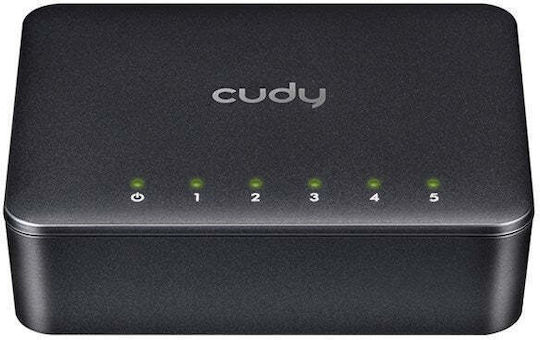 Cudy GS105D v1 Unmanaged L2 Switch με 5 Θύρες Gigabit (1Gbps) Ethernet