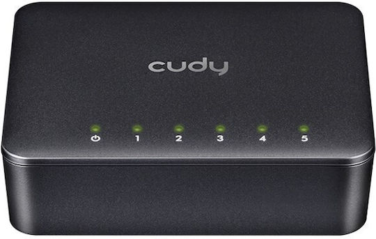 Cudy GS105D v4 Unmanaged Switch με 5 Θύρες Gigabit (1Gbps) Ethernet